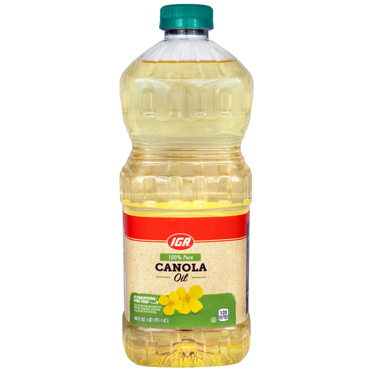 OIL CANOLA 100% PURE 48 OZ
