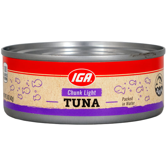 TUNA CHUNK LIGHT IN WATER 5 OZ