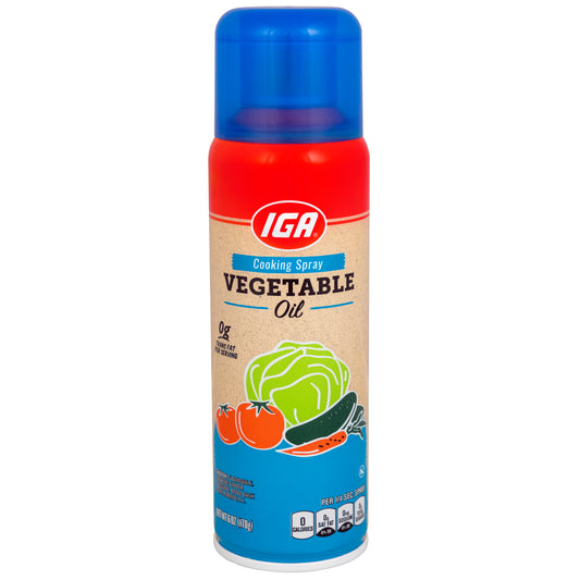 COOKING SPRAY VEGETABLE OIL 6 OZ