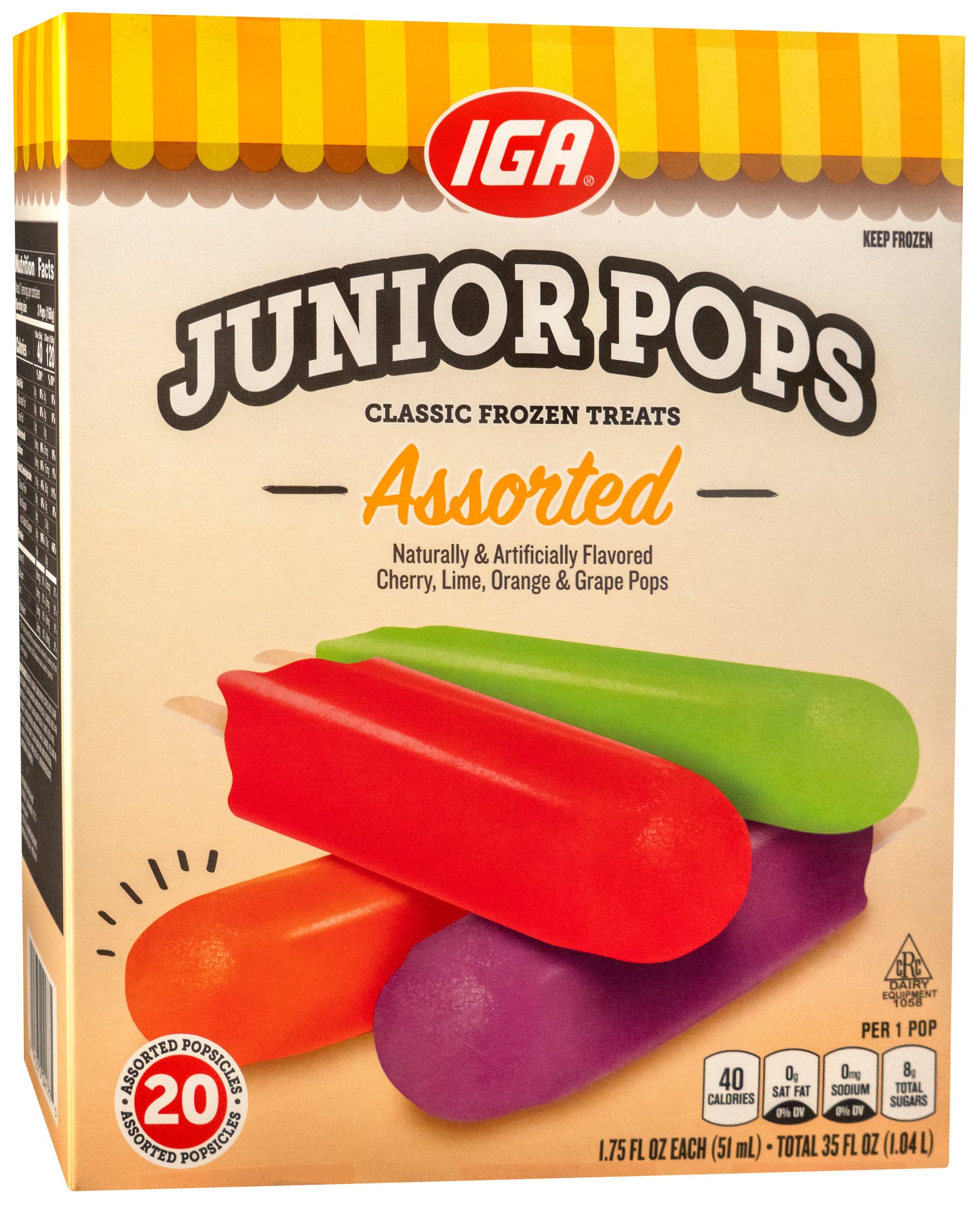 ASSORTED JUNIOR POPS 12 CT BOX 35 oz