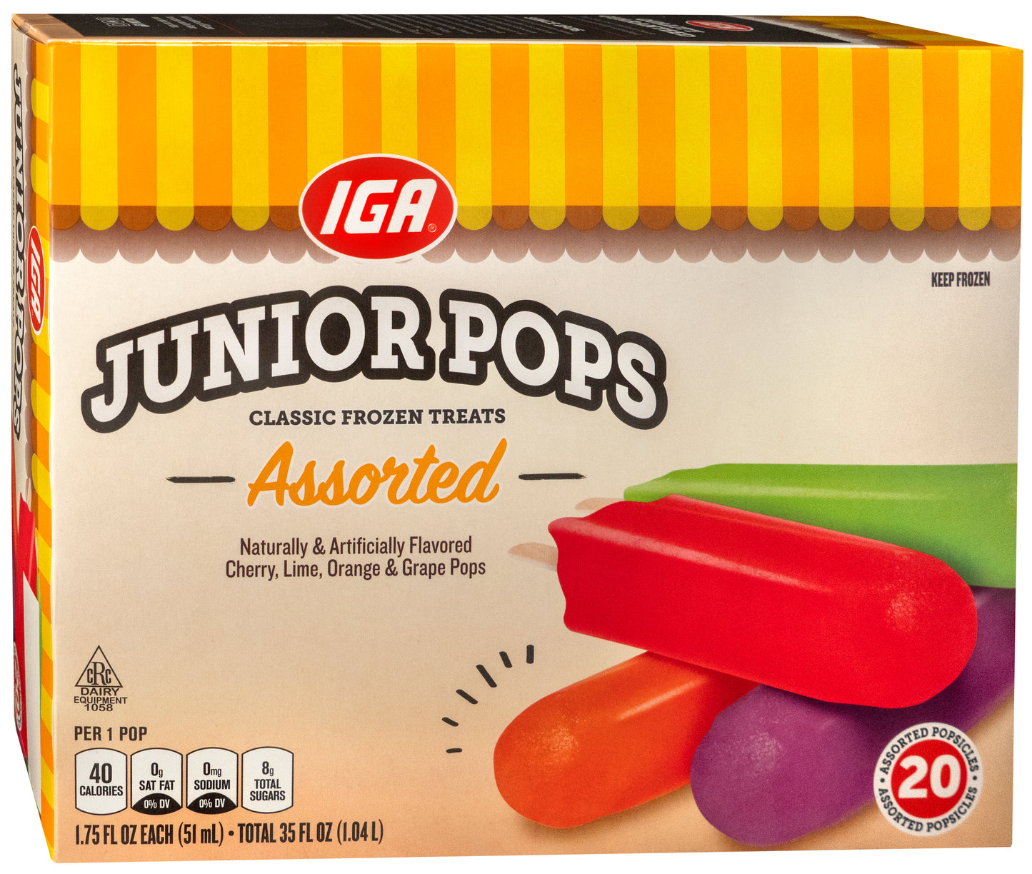 ASSORTED JUNIOR POPS 12 CT BOX 35 oz