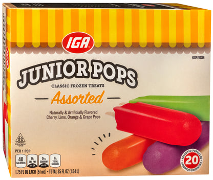 ASSORTED JUNIOR POPS 12 CT BOX 35 oz