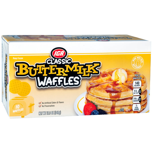 WAFFLES BUTTERMILK 10 CT 12.3 OZ