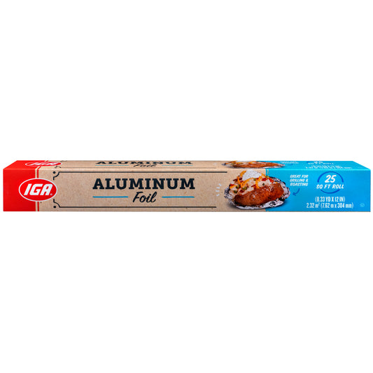 ALUMINUM FOIL STANDARD 12" 25 SQ FT