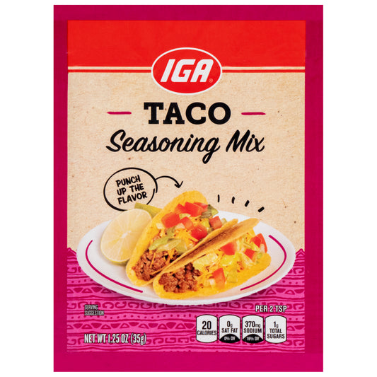 TACO SEASONING MIX 1.25 OZ