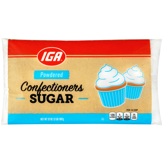 SUGAR POWDERED CONFECTIONERS 2 LB BAG