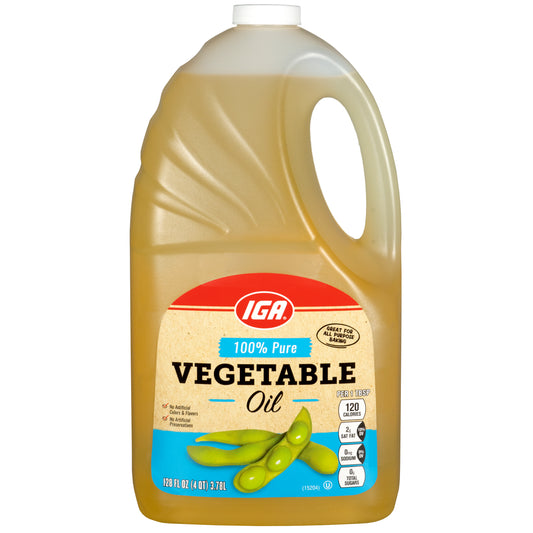 OIL VEGETABLE 100% PURE 1 GAL 128 OZ