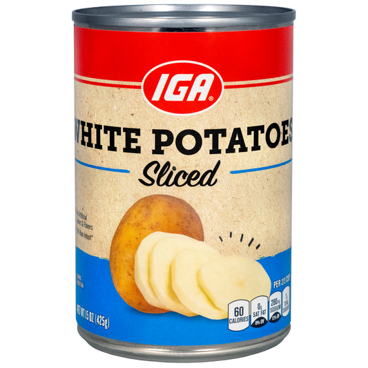 SLICED WHITE POTATOES 15 OZ