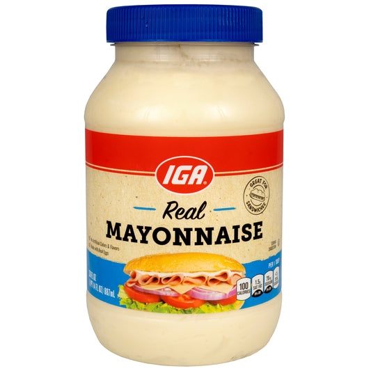 MAYONNAISE REAL 30 OZ