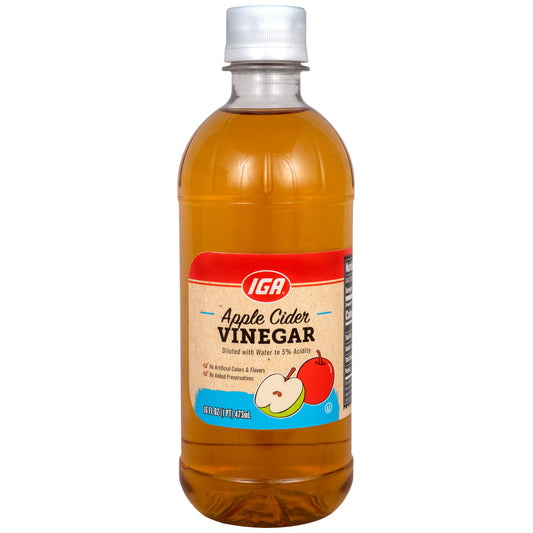 VINEGAR APPLE CIDER 5 PERCENT 16 OZ