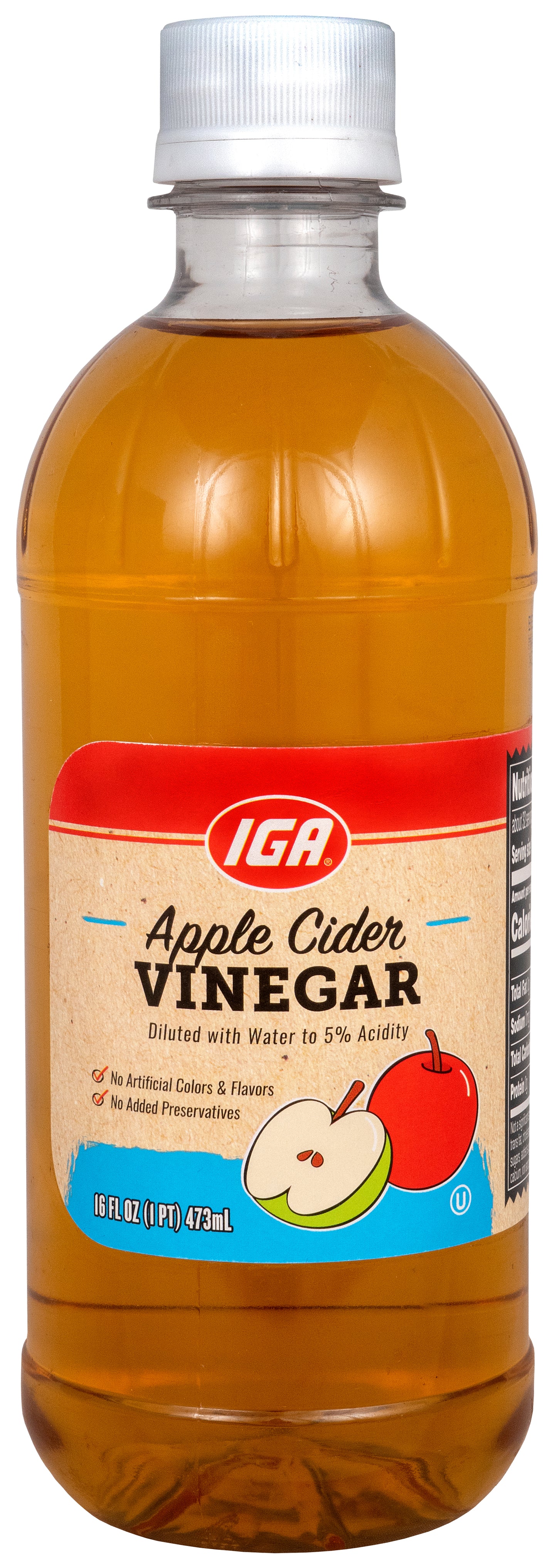 VINEGAR APPLE CIDER 5 PERCENT 16 OZ