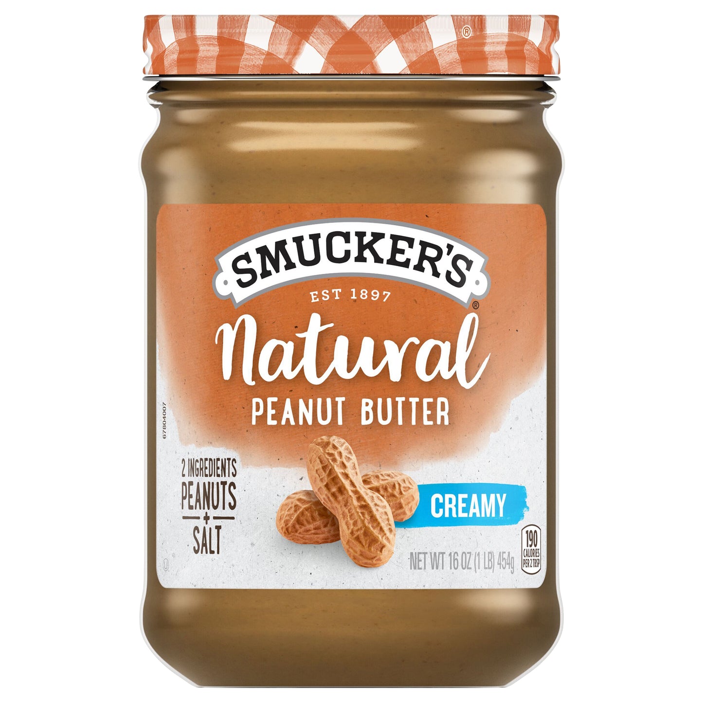 Smucker's Natural Creamy Peanut Butter, 16 Ounces
