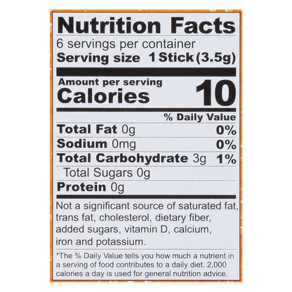 Sunkist Singles to Go! Zero Sugar Orange Drink Mix 6 Sticks