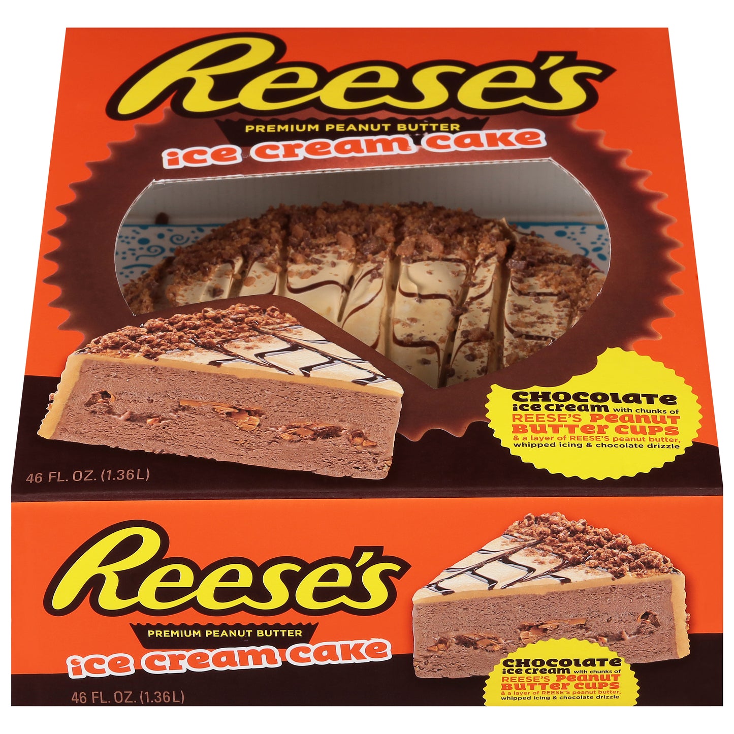 Reese's Premium Peanut Butter Ice Cream Cake 46 fl oz
