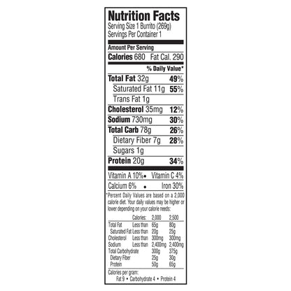 El Monterey XXL Beef & Bean Burritos, 9.5 oz
