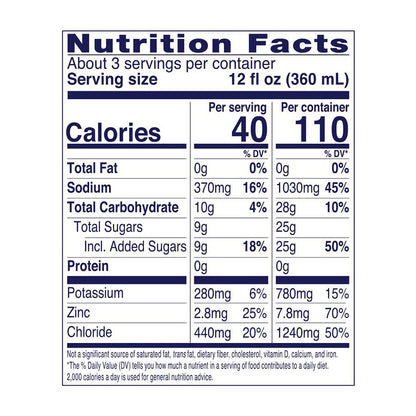 Pedialyte Unflavored Electrolyte Solution 33.8 fl oz