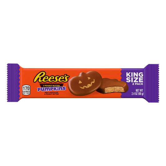 Reese's King Size Peanut Butter Pumpkins Candy 2 ea