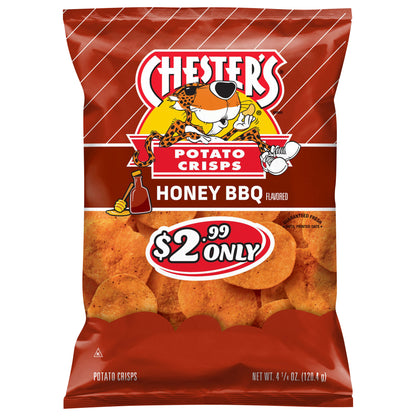 Chester's Fries Potato Crisps Honey BBQ Flavored 4 1/4 Oz