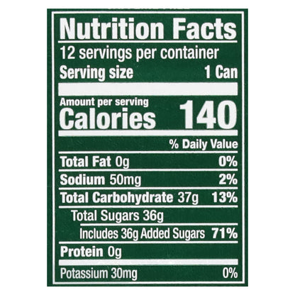 Canada Dry Caffeine Free Cherry Ginger Ale Fruit Splash 12 - 12 fl oz Cans