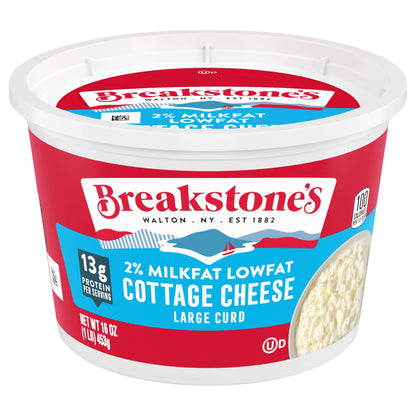 Breakstone's 2% Milkfat Lowfat Large Curd Cottage Cheese
