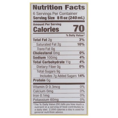 Califia Farms Plant Based Pina Colada Coconut & Pineapple Drink 48 fl oz