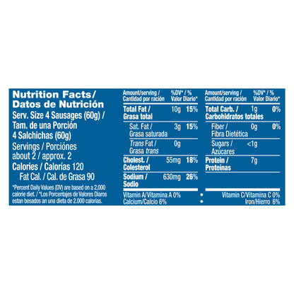 Armour Star Vienna Sausage, Original Flavor, Canned Sausage, 4.6 OZ