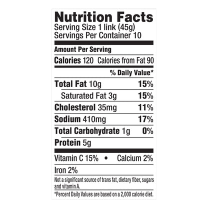 Oscar Mayer Classic Uncured Wieners Hot Dogs, 10 ct. Pack