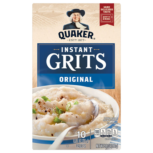 Quaker Instant Original Grits Packet 10 ea