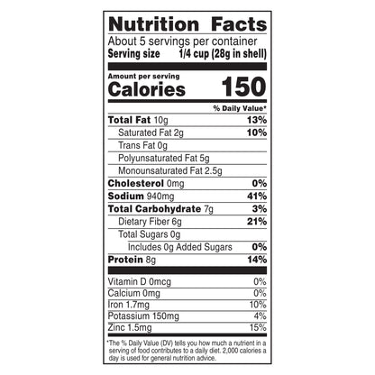David Roasted and Salted Pumpkin Seeds, Keto Friendly Snack, 5 oz. Bag