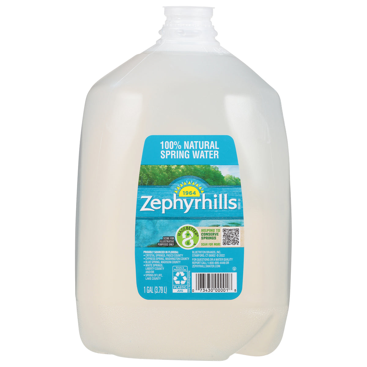 Spring Water Iga Zephyrhills 100% Natural Spring Water 1 gal – Spires IGA