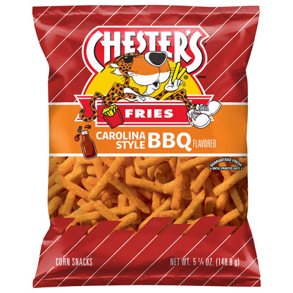 Chester's Fries Corn Snacks Carolina Style BBQ Flavored 5 1/4 Oz
