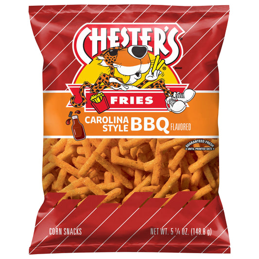 Chester's Fries Corn Snacks Carolina Style BBQ Flavored 5 1/4 Oz
