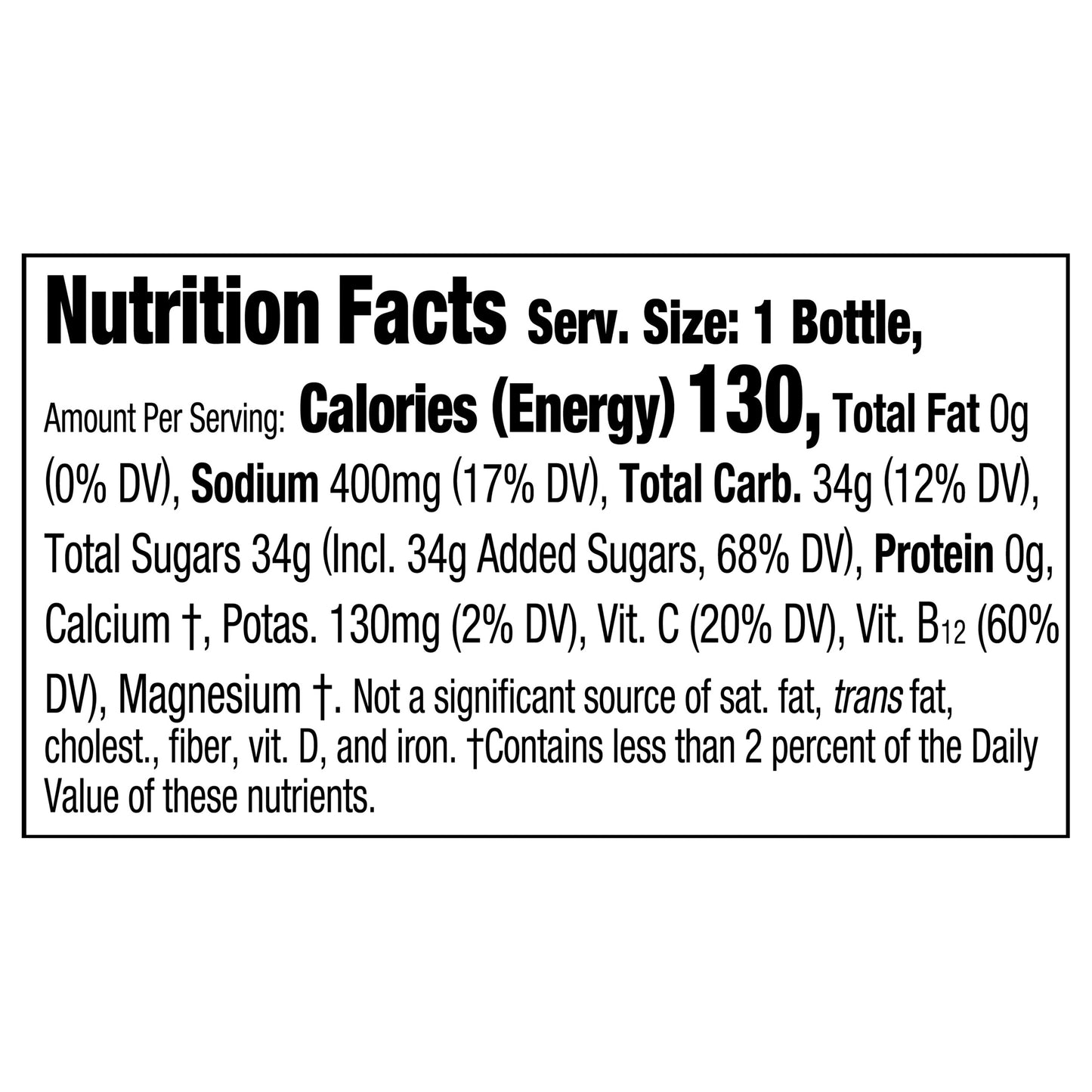 POWERADE Orange Sports Drink, 20 fl oz