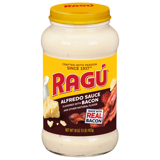 Ragu Flavored with Bacon Alfredo Sauce 16 oz