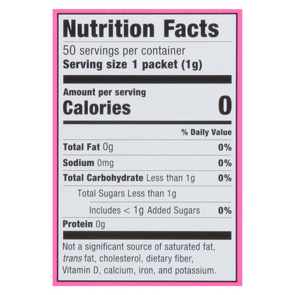 Sweet 'N Low Zero Calorie Sweetener 50 Packets