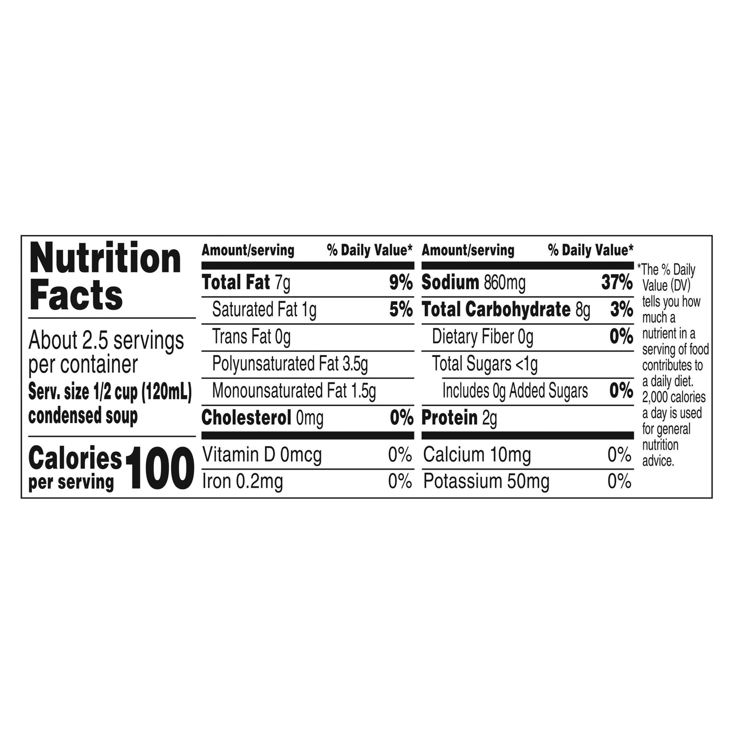 Campbell's Cream of Mushroom Condensed Soup 10.5 oz