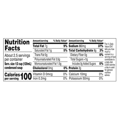 Campbell's Cream of Mushroom Condensed Soup 10.5 oz