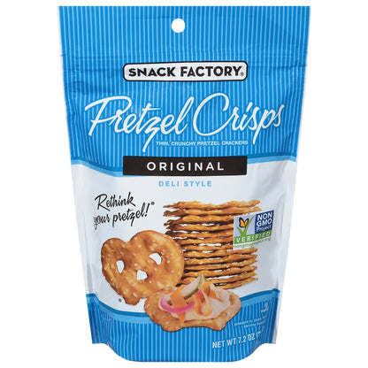 Snack Factory Deli Style Original Pretzel Crisps 7.2 oz