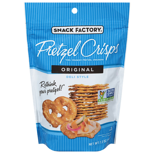 Snack Factory Deli Style Original Pretzel Crisps 7.2 oz