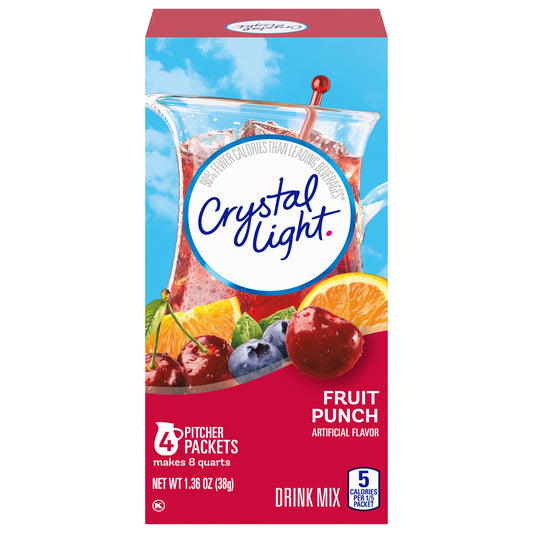 Crystal Light Fruit Punch Drink Mix 4 ea