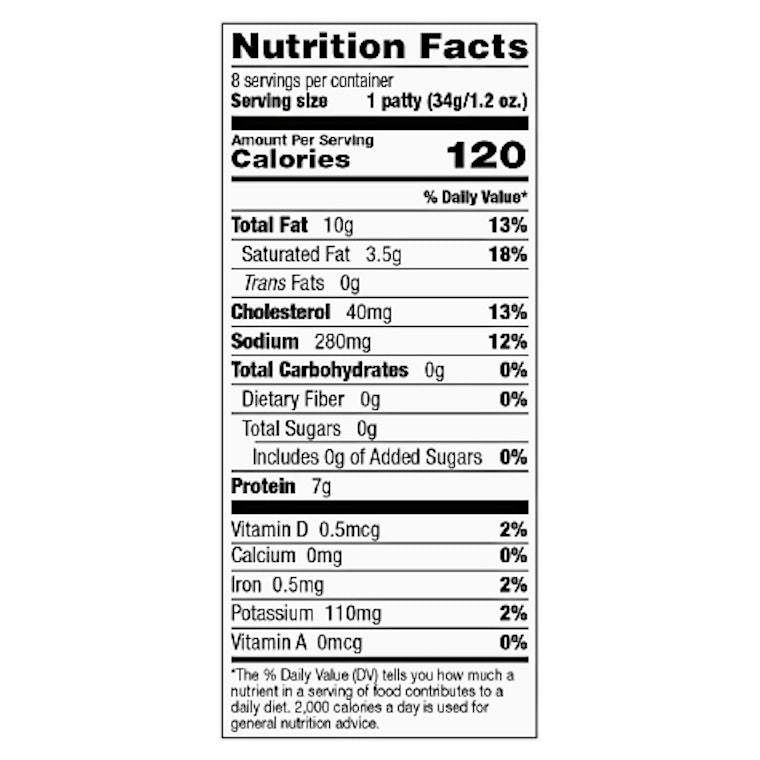 Swaggerty's Farm Premium Butcher's Favorite Recipe Sausage Patties 12 oz