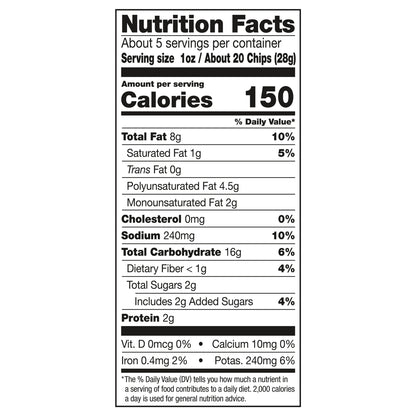 Tom's Ridges Mesquite BBQ Flavored Potato Chips 5.5 oz