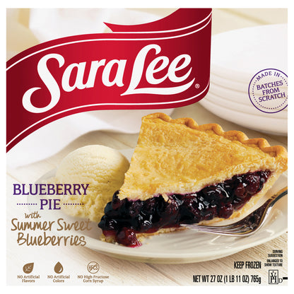 Sara Lee® Traditional Fruit Pie 8" Unbaked Blueberry 27oz