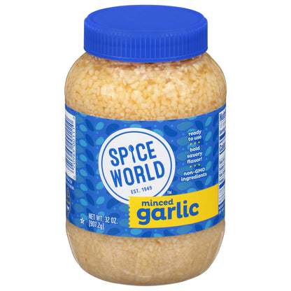 Spice World Minced Garlic 32 oz