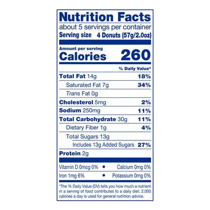 Tastykake Lemon Mini Donuts, Lemon Flavored Powered Donuts, 10 oz Bag