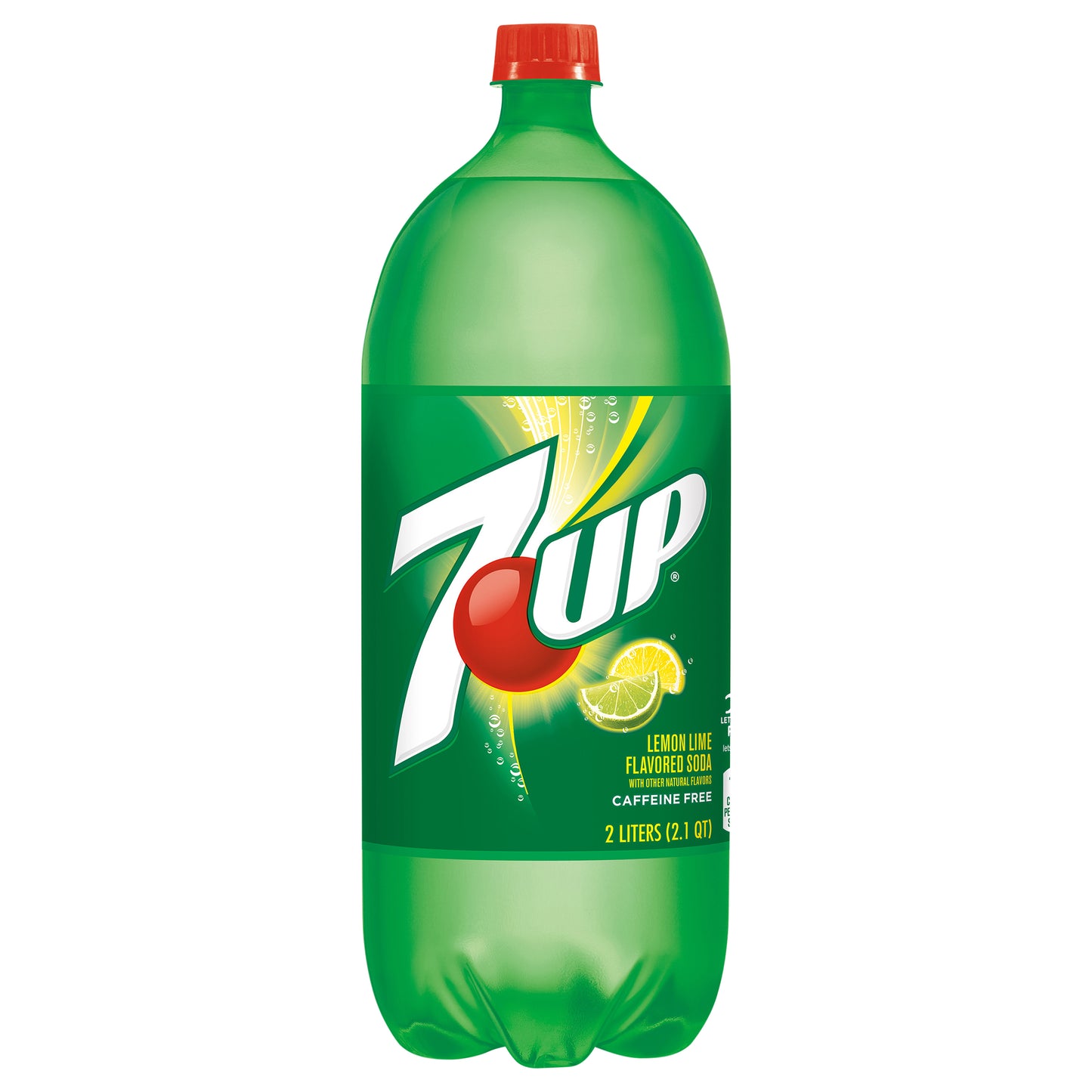 7UP Lemon Lime Soda, 2 L bottle