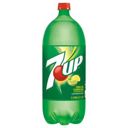 7UP Lemon Lime Soda, 2 L bottle