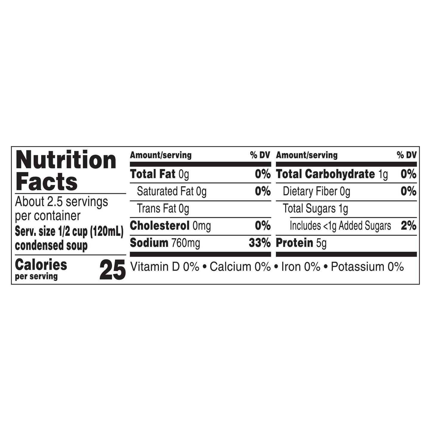 Campbell's Condensed Beef Consomme Soup 10.5 oz