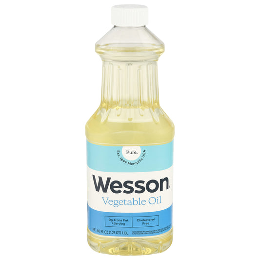 Wesson Pure Vegetable Oil 40 fl oz