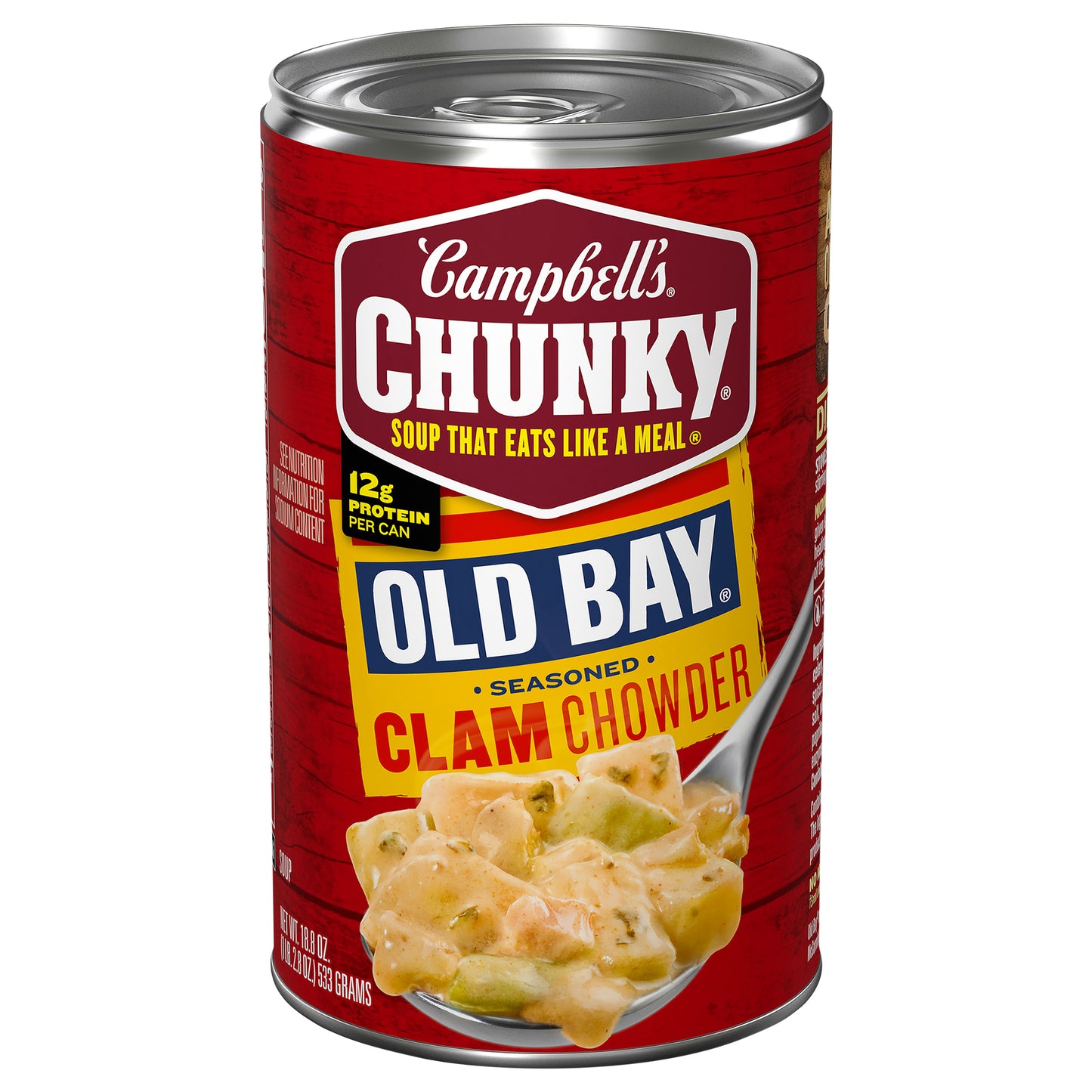 Campbell's® Chunky® Soup, OLD BAY® Seasoned Clam Chowder, 18.8 oz Can